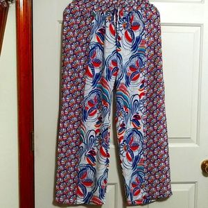 Soft Vibrant Colors Wide LEG PANTS